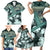 Hawaii Plant Kalo Family Matching Short Sleeve Bodycon Dress and Hawaiian Shirt Hawaiian Tapa Pattern LT05 - Polynesian Pride