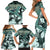 Hawaii Plant Kalo Family Matching Short Sleeve Bodycon Dress and Hawaiian Shirt Hawaiian Tapa Pattern LT05 - Polynesian Pride