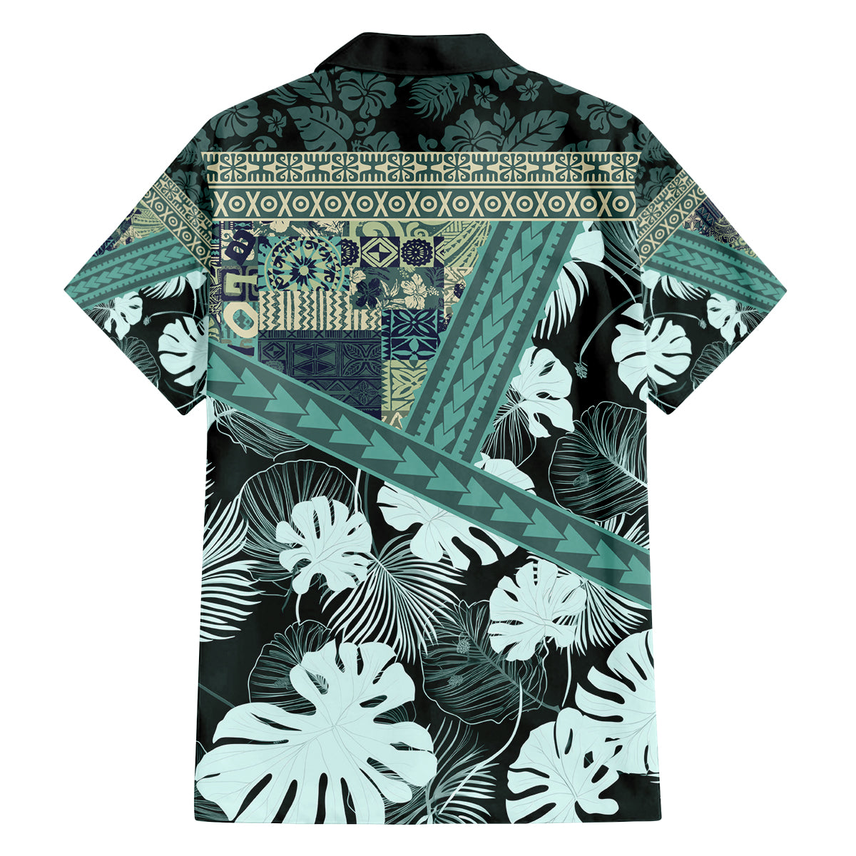 Hawaii Plant Kalo Family Matching Tank Maxi Dress and Hawaiian Shirt Hawaiian Tapa Pattern LT05 - Polynesian Pride