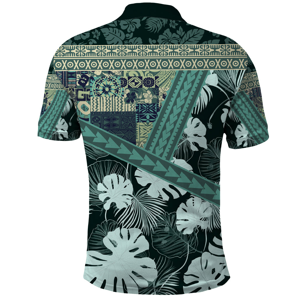 Hawaii Plant Kalo Polo Shirt Hawaiian Tapa Pattern LT05 - Polynesian Pride