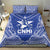 Northern Mariana Islands Bedding Set Chamorro Warrior Tribal Pattern