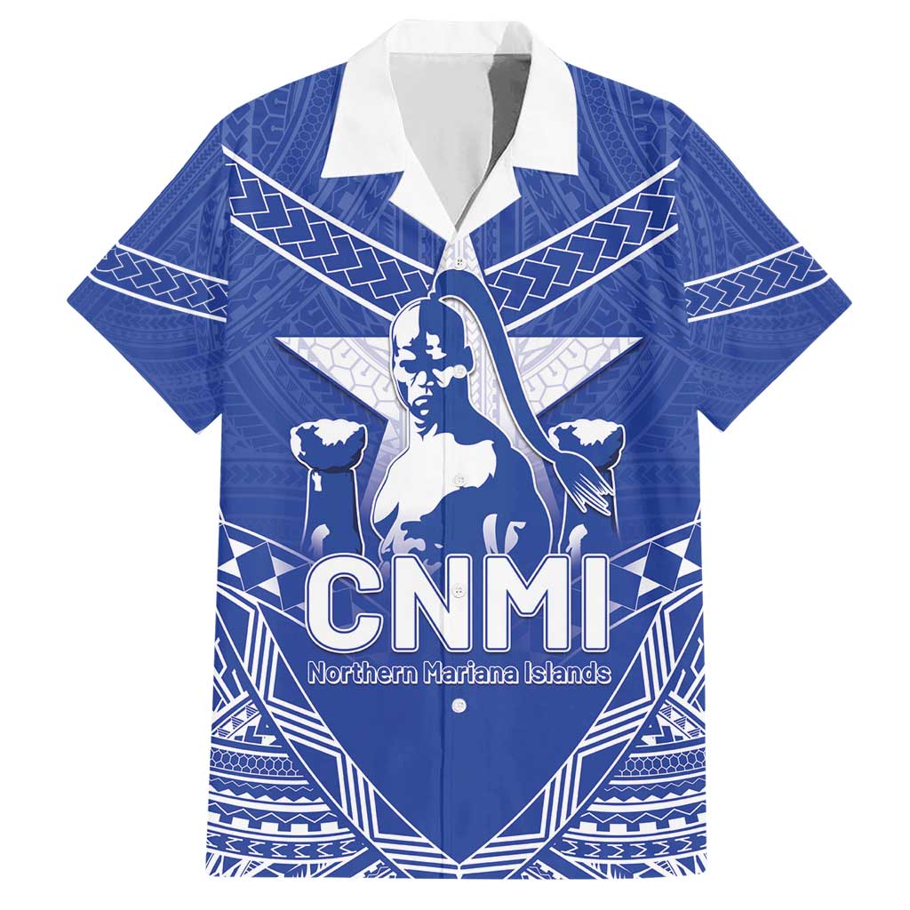 Northern Mariana Islands Family Matching Short Sleeve Bodycon Dress and Hawaiian Shirt Chamorro Warrior Tribal Pattern