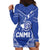 Northern Mariana Islands Hoodie Dress Chamorro Warrior Tribal Pattern