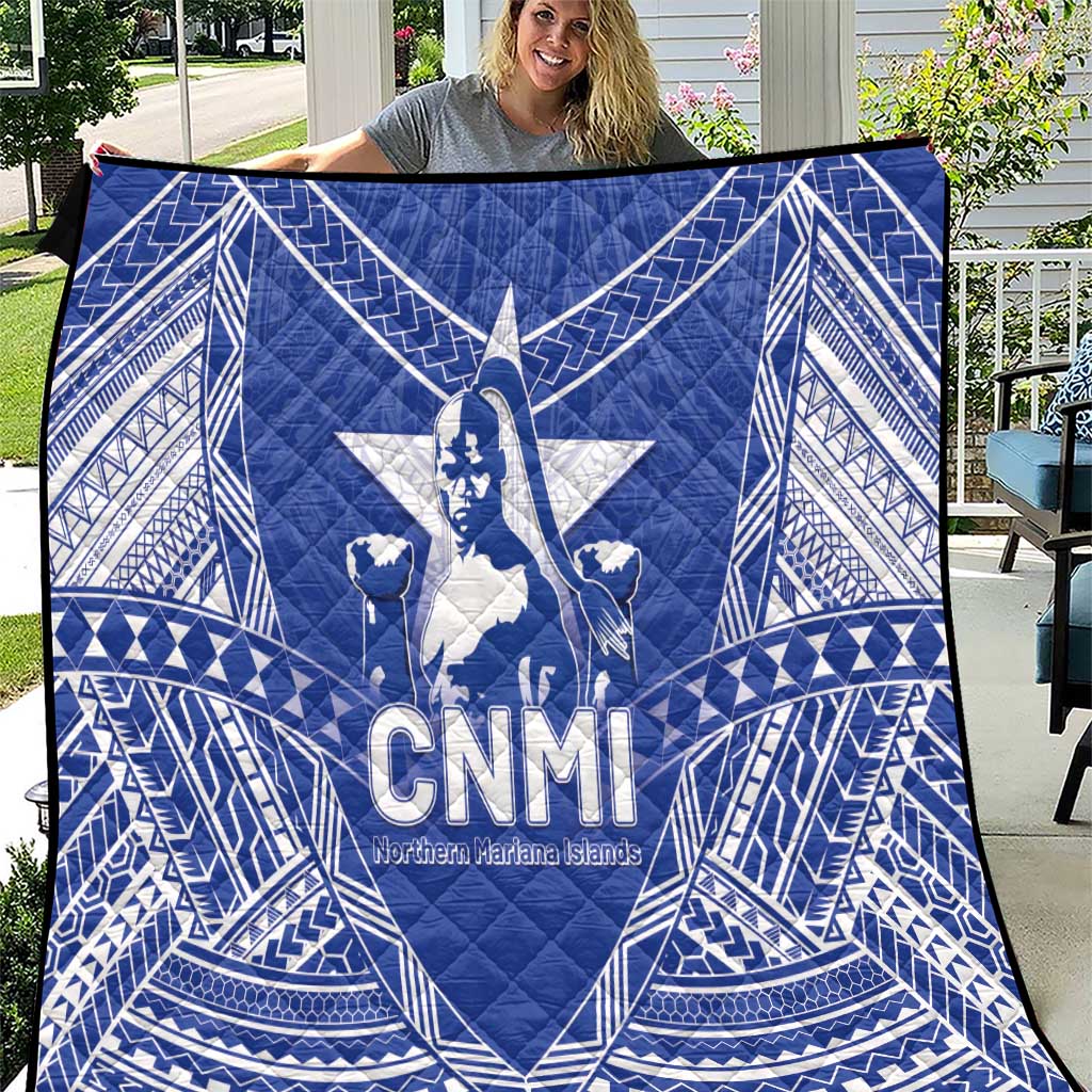 Northern Mariana Islands Quilt Chamorro Warrior Tribal Pattern