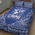 Northern Mariana Islands Quilt Bed Set Chamorro Warrior Tribal Pattern