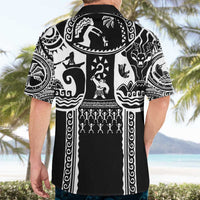 Polynesia Maui Tattoo Inspired Hawaiian Shirt Black Version LT05 - Polynesian Pride