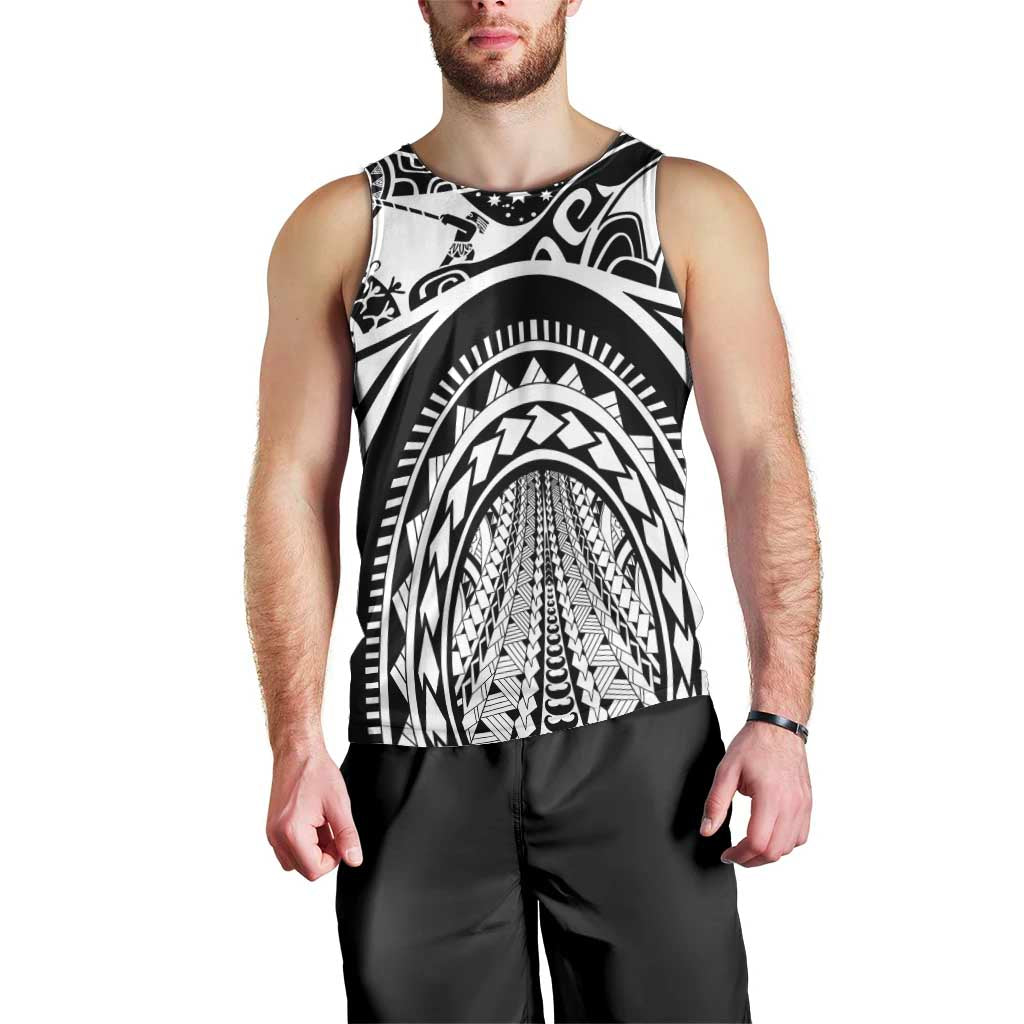 Polynesia Maui Tattoo Inspired Men Tank Top Black Version LT05 - Polynesian Pride