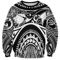 Polynesia Maui Tattoo Inspired Sweatshirt Black Version LT05 Unisex Black - Polynesian Pride