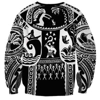Polynesia Maui Tattoo Inspired Sweatshirt Black Version LT05 - Polynesian Pride