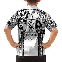 Polynesia Maui Tattoo Inspired Hawaiian Shirt White Version LT05 - Polynesian Pride
