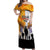 Australia And New Zealand ANZAC Day Off Shoulder Maxi Dress Lest We Forget LT05 Women Yellow - Polynesian Pride