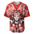 Hawaii Goddess Of Fire Madame Pele Baseball Jersey Polynesian Style LT05 Red - Polynesian Pride