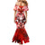 Hawaii Goddess Of Fire Madame Pele Family Matching Mermaid Dress and Hawaiian Shirt Polynesian Style LT05 - Polynesian Pride