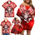 Hawaii Goddess Of Fire Madame Pele Family Matching Off Shoulder Short Dress and Hawaiian Shirt Polynesian Style LT05 - Polynesian Pride