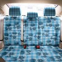 Blue Palaka Hawaii Back Car Seat Cover Hawaiian Lehua Blossoms LT05 - Polynesian Pride