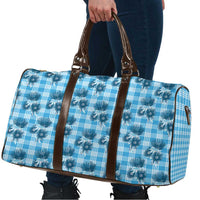Blue Palaka Hawaii Travel Bag Hawaiian Lehua Blossoms LT05 - Polynesian Pride