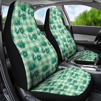 Green Palaka Hawaii Car Seat Cover Hawaiian Lehua Blossoms LT05 - Polynesian Pride
