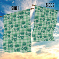 Green Palaka Hawaii Garden Flag Hawaiian Lehua Blossoms LT05 - Polynesian Pride