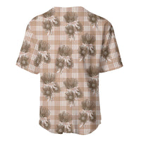 Brown Palaka Hawaii Baseball Jersey Hawaiian Lehua Blossoms LT05 - Polynesian Pride