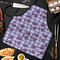 Purple Palaka Hawaii Apron Hawaiian Lehua Blossoms LT05 Purple - Polynesian Pride