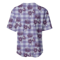 Purple Palaka Hawaii Baseball Jersey Hawaiian Lehua Blossoms LT05 - Polynesian Pride