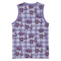 Purple Palaka Hawaii Basketball Jersey Hawaiian Lehua Blossoms LT05 - Polynesian Pride