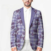 Purple Palaka Hawaii Blazer Hawaiian Lehua Blossoms LT05 - Polynesian Pride
