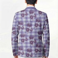 Purple Palaka Hawaii Blazer Hawaiian Lehua Blossoms LT05 - Polynesian Pride