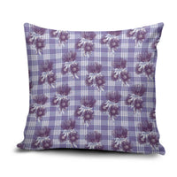 Purple Palaka Hawaii Pillow Cover Hawaiian Lehua Blossoms LT05 Purple - Polynesian Pride