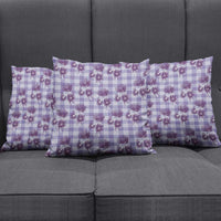 Purple Palaka Hawaii Pillow Cover Hawaiian Lehua Blossoms LT05 - Polynesian Pride