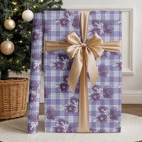 Purple Palaka Hawaii Wrapping Paper Hawaiian Lehua Blossoms LT05 - Polynesian Pride