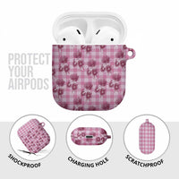 Pink Palaka Hawaii AirPods Case Hawaiian Lehua Blossoms LT05 - Polynesian Pride