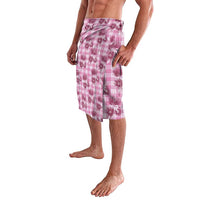 Pink Palaka Hawaii Lavalava Hawaiian Lehua Blossoms LT05 - Polynesian Pride