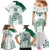 Custom Hawaii Football Family Matching Mermaid Dress and Hawaiian Shirt Rainbow Warriors Kakau Pattern LT05 - Polynesian Pride