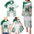 Custom Hawaii Football Family Matching Puletasi and Hawaiian Shirt Rainbow Warriors Kakau Pattern LT05 - Polynesian Pride