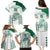 Custom Hawaii Football Family Matching Puletasi and Hawaiian Shirt Rainbow Warriors Kakau Pattern LT05 - Polynesian Pride