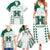 Custom Hawaii Football Family Matching Summer Maxi Dress and Hawaiian Shirt Rainbow Warriors Kakau Pattern LT05 - Polynesian Pride