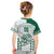 Custom Hawaii Football Kid T Shirt Rainbow Warriors Kakau Pattern LT05 - Polynesian Pride