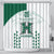 Custom Hawaii Football Shower Curtain Rainbow Warriors Kakau Pattern LT05 - Polynesian Pride