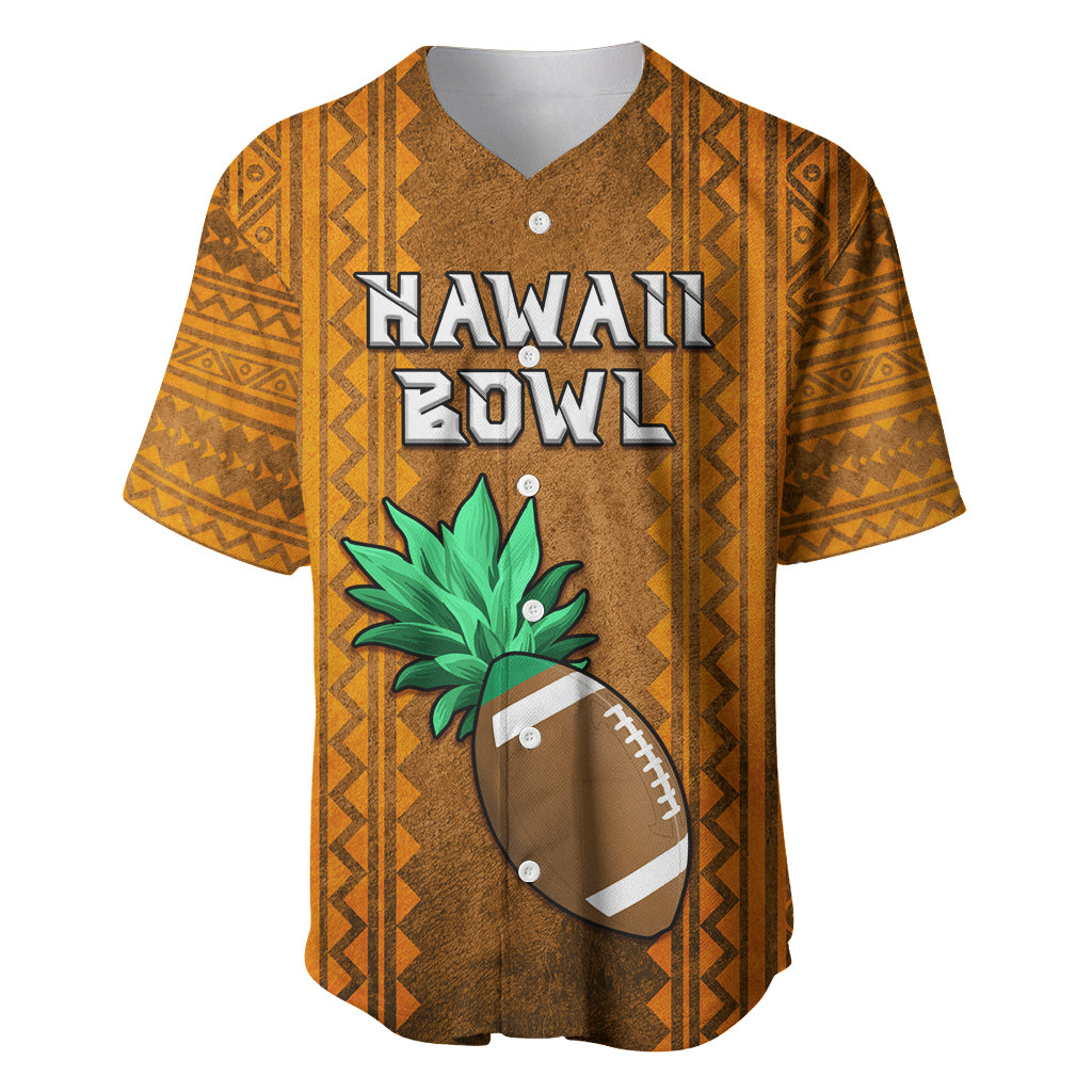 Custom Hawaii Honolulu Football Bowl Baseball Jersey Simple Style LT05 Brown - Polynesian Pride