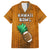 Custom Hawaii Honolulu Football Bowl Family Matching Tank Maxi Dress and Hawaiian Shirt Simple Style LT05 Dad's Shirt - Short Sleeve Brown - Polynesian Pride