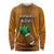 Custom Hawaii Honolulu Football Bowl Long Sleeve Shirt Simple Style LT05 Unisex Brown - Polynesian Pride