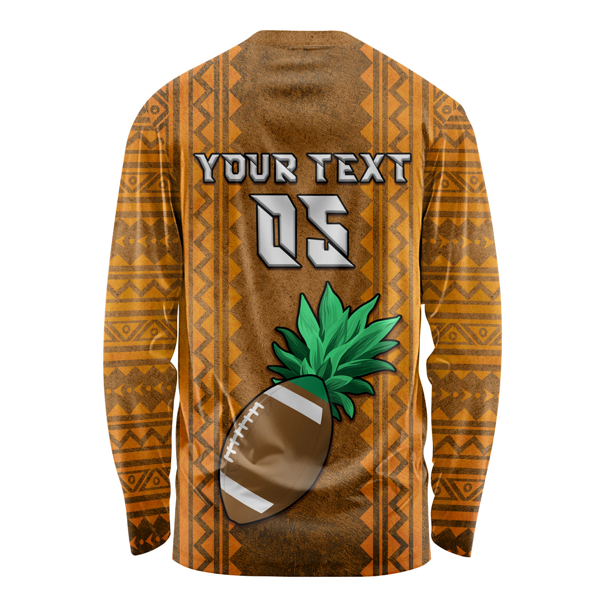Custom Hawaii Honolulu Football Bowl Long Sleeve Shirt Simple Style LT05 - Polynesian Pride