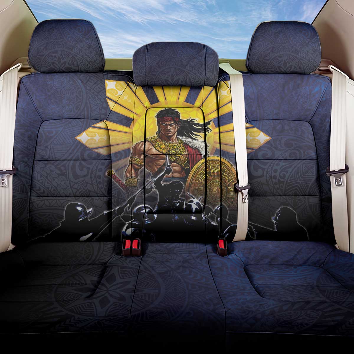 Philippines The First Hero Back Car Seat Cover Lapu Lapu Know Your Roots