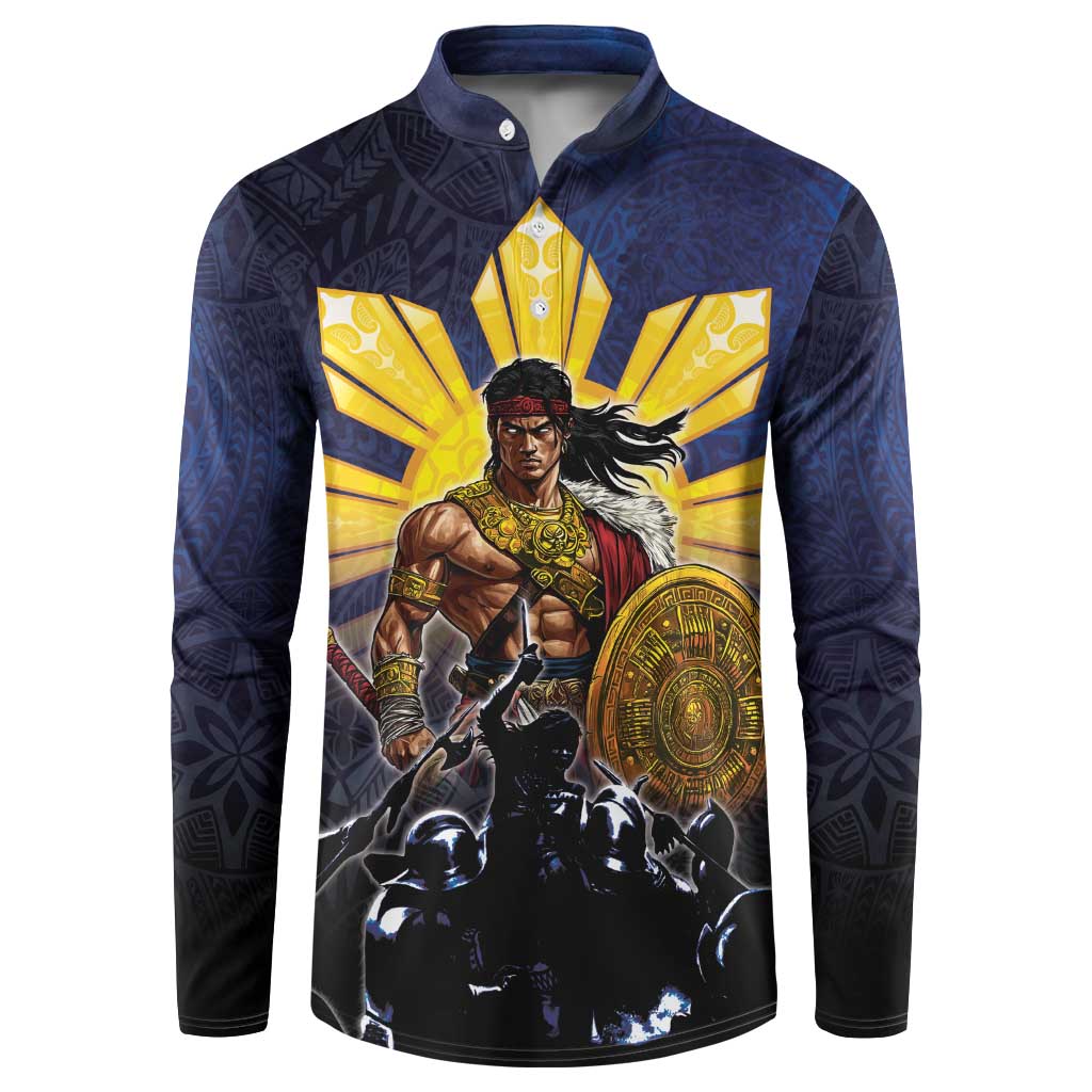 Philippines The First Hero Button Sweatshirt Lapu Lapu Know Your Roots