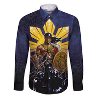 Philippines The First Hero Family Matching Off Shoulder Short Dress and Hawaiian Shirt Lapu Lapu Know Your Roots