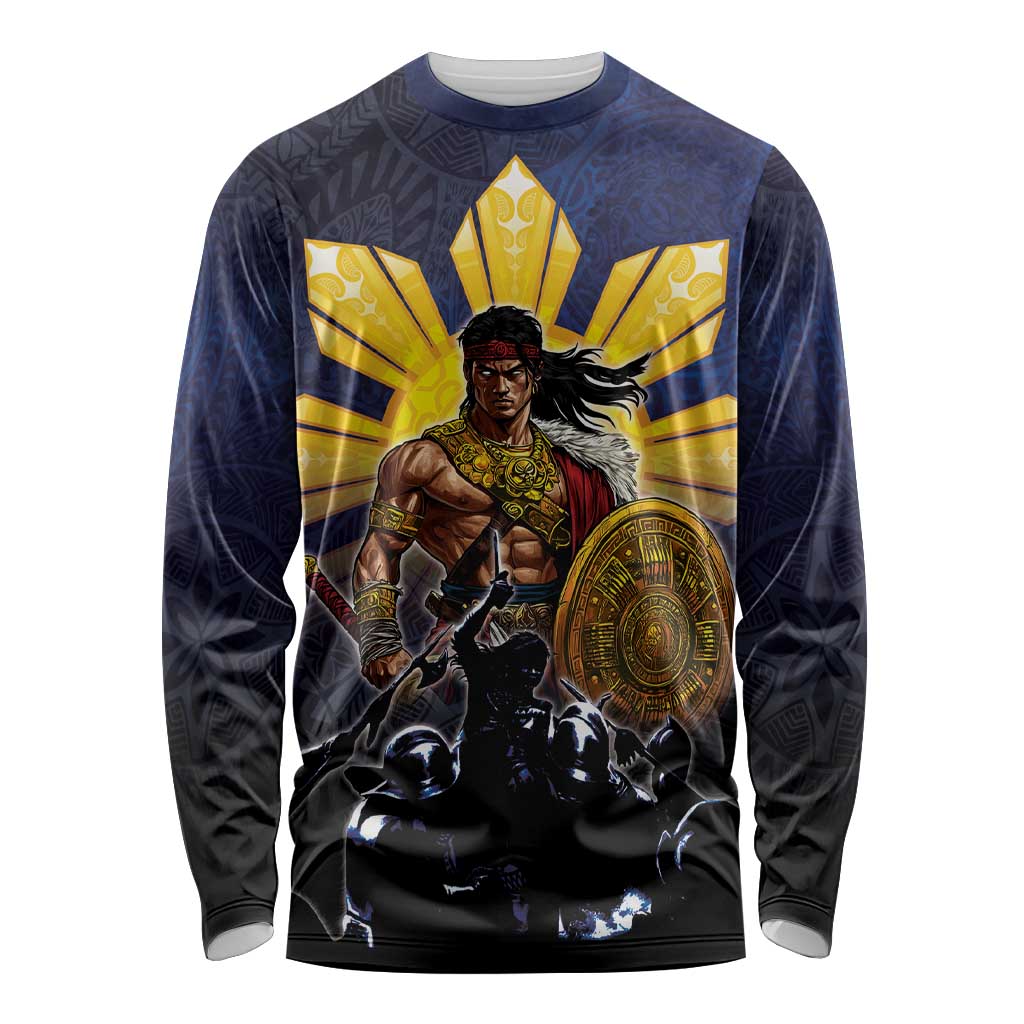 Philippines The First Hero Long Sleeve Shirt Lapu Lapu Know Your Roots