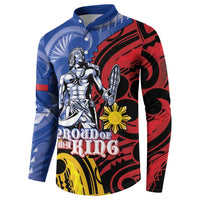 Philippines Lapu-Lapu Button Sweatshirt Proud Of My King