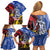 Philippines Lapu-Lapu Family Matching Off Shoulder Short Dress and Hawaiian Shirt Proud Of My King