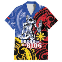 Philippines Lapu-Lapu Family Matching Short Sleeve Bodycon Dress and Hawaiian Shirt Proud Of My King